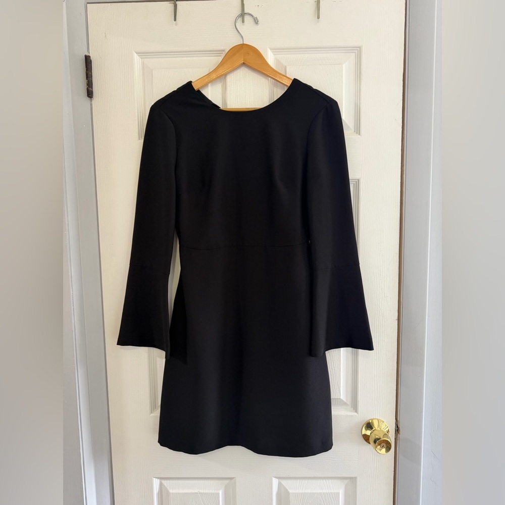 Banana Republic Brown Tie Neck Blouse Long Sleeve Size 0